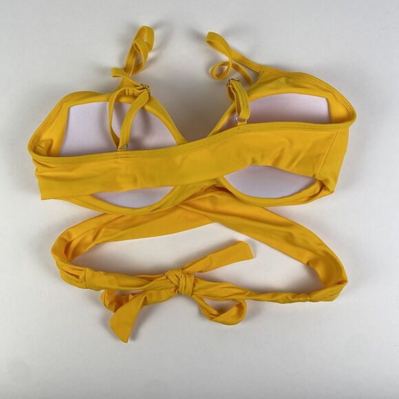 Bikini Set Unbranded Yellow Top w/ Floral Bottom Women Size Small Brand New‎ - Picture 4 of 12